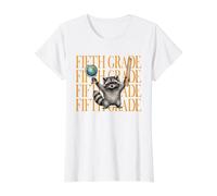 Feral Raccoon, Professeur de cinquième année drôle, rentre à l'école T-Shirt Graphique avec Valeur