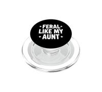 Feral Sarcastique, comme si ma Tante disait de façon drôle PopSockets PopGrip pour MagSafe