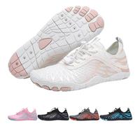 Feral Walk Light Chaussures Unisexes, Chaussures Pieds Nus Feral Walk Light orthopédiques, minimalistes, antidérapantes. (Blanc, Adulte, 37, Numérique, Système Taille Chaussures EU, Moyen)