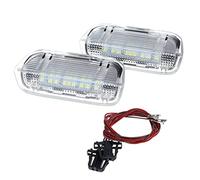 ferater 2 PièCes Avertissement de Porte Bienvenue LumièRe de Courtoisie Lampe à LED Lampe DéCorative pour Golf 5 6 7 Mk5 Mk6 Mk7