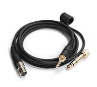 Ferbao Câble audio de rechange compatible avec Sennheiser HD490 PRO 4 broches XLR, cordon OFC de 2 m