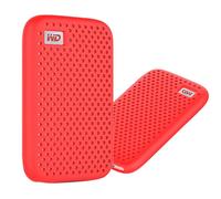 Ferbao Coque en silicone compatible avec disque dur portable WD My Passport SSD 500G/1T/2T/4T Accessoires Housse de protection en silicone souple