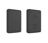 Ferbao Coque en silicone pour disque dur WD Elements/SE 500G/1T/2T Accessoires Souple Housse de protection en silicone (Noir)