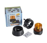 Ferbedo 104017 Flashlight Orange (Clignotant pour trottinettes et tracteurs à pédale, Voitures de Police, Montage sur véhicule ou Volant)