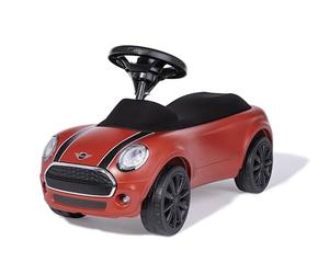 Ferbedo 19 002 7 Mini Voiture, Couleur Solaris Orange, Position Assise Ergonomique, Rayon de braquage étroit, avec pneus Silencieux, Toboggan pour bébé