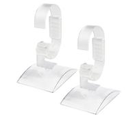 FERCAISH Lot de 2 supports de montre réglables en acrylique - Support de montre transparent - Convient pour les présentoirs de montres et de bijoux