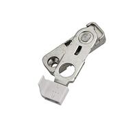 FERCO by THIRARD Anti-Fausse Manœuvre de Fenêtre Oscillo-Battante, Axe 9 mm | Gauche, 46x16 mm, Réf. K-16467-01-L-1, Gris, Acier, Finition Argent, Garantie 10 Ans, Fabriqué en France