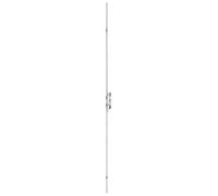 FERCO by THIRARD - Boîtier de Serrure Encastrable Europa à Cylindre - Porte Bois/PVC - Axe 40 mm - 3 Points - H. 2150 mm - Serrure Réversible - Verrouillage Par Relevage - Têtière 16 mm - Gris