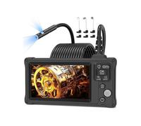 Ferdiiz Camera Endoscopique Double Lentille 5M 1080P HD 4,3 Pouces Camera Inspection Canalisation Idéal pour Auto Plomberie