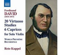 Ferdinand David - 20 Virtuoso Studies/6 Caprices for Solo Violin - CD - F4z