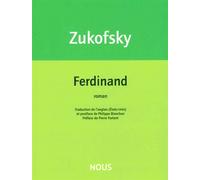 Ferdinand - Louis Zukofsky - Nous Eds - broché - Roman
