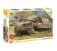 Ferdinand Sd.Kfz.184 Char Kit en Plastique Modèle 1:72 ZVEZDA