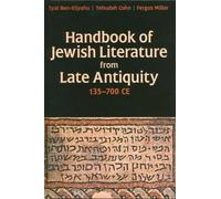 Fergus Millar Eyal Ben-Eli Handbook of Jewish Literature from Late Anti (Relié)
