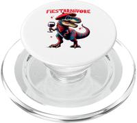Feria - Dinosaure Carnivore Rouge Fêtes du Sud-Ouest Bayonne PopSockets PopGrip pour MagSafe