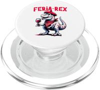 Feria Rex - Dinosaure Rouge pour Fêtes du Sud-Ouest Bayonne PopSockets PopGrip pour MagSafe