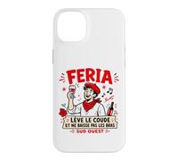 Feria Sud Ouest lève Le coude apéro Bayonne Dax vin Humour Coque pour iPhone 14 Plus