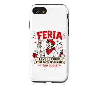 Feria Sud Ouest lève Le coude apéro Bayonne Dax vin Humour Coque pour iPhone SE (2020) / 7/8