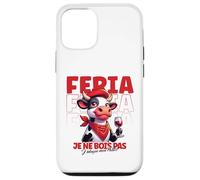 Féria Taureau Bayonne Dax Basque Humour Apéro Vin et fête Coque pour iPhone 12/12 Pro