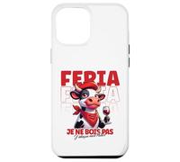Féria Taureau Bayonne Dax Basque Humour Apéro Vin et fête Coque pour iPhone 12 Pro Max