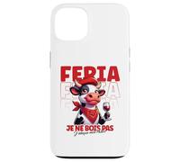Féria Taureau Bayonne Dax Basque Humour Apéro Vin et fête Coque pour iPhone 13