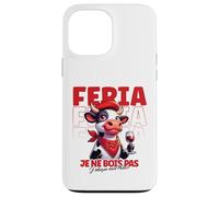 Féria Taureau Bayonne Dax Basque Humour Apéro Vin et fête Coque pour iPhone 13 Pro Max