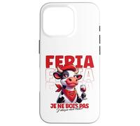 Féria Taureau Bayonne Dax Basque Humour Apéro Vin et fête Coque pour iPhone 16 Pro