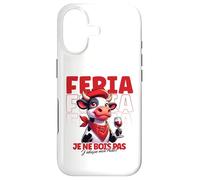Féria Taureau Bayonne Dax Basque Humour Apéro Vin et fête Coque pour iPhone 17