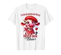 Féria Vachette Bayonne Dax Basque Humour Apéro Alcool & fête T-Shirt