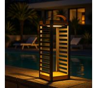 Ferian - Lanterne Solaire - Acier - Noir