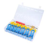Feriany 16pcs Voiture AC Line Disconnect Tool Set Auto Fuel Line Quick Removal Tool Ligne de Carburant Angled Disconnect Tools