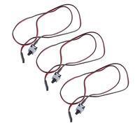 Feriany 3pièces 20.5 Pouce Long Bouton D'Interrupteur d'alimentation par Cable pour PC Commutateurs Reinitialiser Informatique