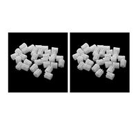 Feriany 60 pièces 0,5 module 8 dents roue dentée engrenage en plastique pour axe de moteur de voiture de jouet 2 mm
