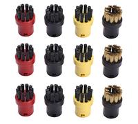 Feriany Brosses de nettoyage pour SC1 SC2 SC3 SC4 SC5 SC7 CTK10 Accessoires pour nettoyeur de vapeur Tête de buse d'arrosage ronde