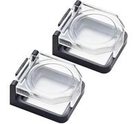 Feriany Cache pour interrupteur à pression d'alimentation, étanche et résistant aux chocs, protection de sécurité anti-poussière pour trou de fixation B de 25 mm