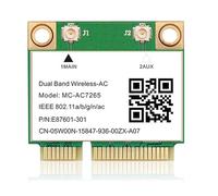 Feriany Carte WiFi Bluetooth 4.2 1200Mbps Mini Carte WiFi PCI-E 7265 802.11ac 2.4G 5Ghz pour Ordinateur Portable 7260HMW
