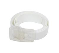 Feriany Ceinture en plastique silicone unisexe et élégante, Blanc., Einheitsgroesse