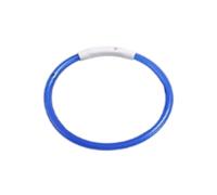 Feriany Collier pour Chien à LED, Collier pour Chien, Produit pour Animaux de Compagnie, Recharge USB, Bleu.