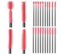 Feriany Cranny Lot de 20 brosses de nettoyage réutilisables en silicone avec poils denses pour machines à coudre
