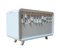 Feriany Diffuseur D'Arômes et d'air à Bruit Blanc, Humidificateur avec 8 Niveaux de Bruit Blanc Réglables, Veilleuse, Haut-Parleur Bluetooth