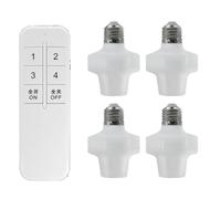 Feriany E27 Télécommande sans Douille de lampe Smart Bulb Adaptateur douille de lampe LED Appareil intelligent pour ampoule LED