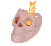 Feriany Foyer Portable Cheminée de Table Alcools Isopropyliques Éthanol Bol en Béton Pot Halloween Anniversaire Saint Valentin B