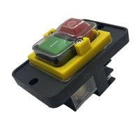 Feriany KJD12-14 Interrupteur Intégré/Interrupteur D'Appareil Interrupteur Magnétique 6 Broches 230 V Interrupteur à Bouton-Poussoir D'Arrêt