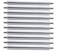 Feriany Lot de 10 rouleaux de convoyeur de montage en acier au carbone de 25 mm x 300 mm
