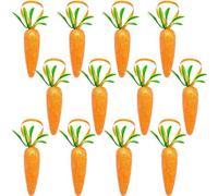 Feriany Lot de 12 carottes artificielles en mousse de qualité supérieure pour la décoration de Pâques