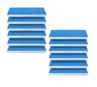 Feriany Lot de 12 filtres pour cabine de peinture aérographe, design à double couche, convient pour les loisirs aérographe, cabine de peinture