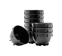 Feriany Lot de 12 tasses à café empilables pour les amateurs de café de 200 ml pour 12 g de farine de café et 200 g d'eau bouillante