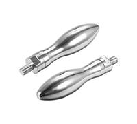 Feriany Lot de 2 poignées de serrage Boutons de vis M10 x 12 mm Poignée rotative en acier fileté