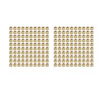 Feriany Lot de 200 filetages intérieurs M3 x 3 mm femelles en laiton - Insert fileté
