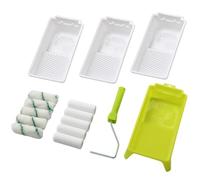 Feriany Lot de 3 bacs à peinture jetables pour bac à peinture avec 4 bacs à peinture