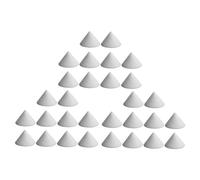 Feriany Lot de 30 clous en céramique, outils de cheminée, cônes de poterie, supports de cônes de four, construits par Dieu, outils de poterie robustes, support d'argile